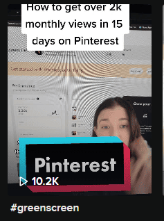 a tiktok screenshot that shows over 10K views